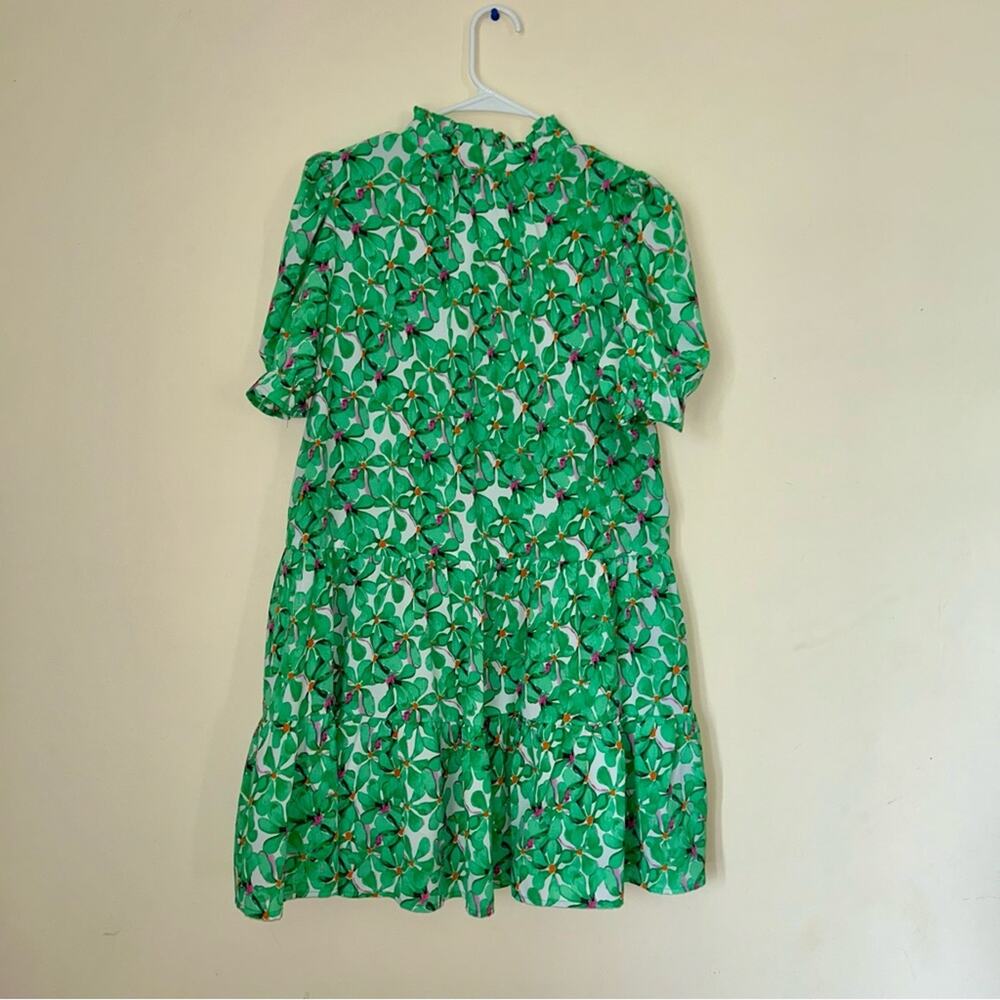NWOT TCEC Green Wildflower Fame Dress CD04358 Medium - Picture 2 of 5